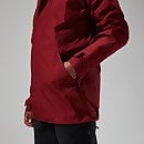 Men's Charn Shell Jacket - Dark Red