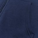 Men's Logo Full Zip Hoody - Dark Blue