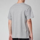 Maison Kitsuné Men's Navy Fox Patch Classic Pocket T-Shirt - Grey Melange - S
