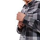 Men's Skawton Long Sleeve Shirt - Black / Grey