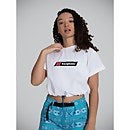Women's Cropped Toggle Tee - White