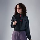 Women's Cropped Co-Ord Jacket - Black/Grey