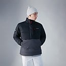 Unisex Selapass Insulated Half Zip Jacket - Black / Grey