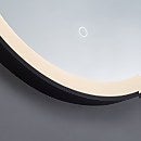 Tetbury Round LED Mirror 600mm - Black