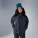Women's Mayeurvate Short Waterproof Jacket - Grey / Black