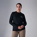 Unisex Kanchenjunga Static Long Sleeve T-Shirts - Black