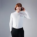 Unisex Kanchenjunga Static Long Sleeve T-Shirt - White