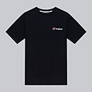 Unisex Kanchenjunga Static Short Sleeve T-Shirt - Black