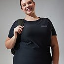 24/7 Short Sleeve Tech T-Shirt für Damen - Schwarz