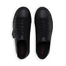 Kickers Youth Tovni Lacer Leather Shoes - Black - 3