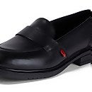 Adult Womens Lach Slip Leather Black