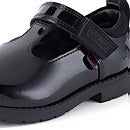 Infant Girls Lachly T-Bar Patent Leather Black