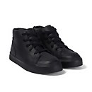 Kickers Junior Tovni Hi Leather Lace Up Boots - Black - 1