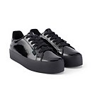 Youth Womens Tovni Stack Patent Leather Black