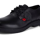 Youth Mens Finley Lo Leather Black