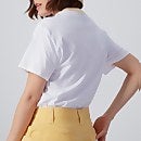 Women's Short Sleeve Boy-Fit T-shirt White