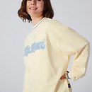 Women's Brushed Back Sweatshirt Cream