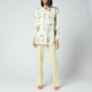 Salvatore Ferragamo Women's Printed Leaf Shirt - Toni Hedren Green - IT 38