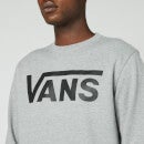 Vans Men's Classic Crewneck Sweatshirt - Cement Heather/Black - S