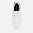 PS Paul Smith Men's Rex Leather Cupsole Trainers - White/Black Tab