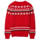 Taz the Season Christmas Kids Knitted Jumper Red