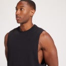 Męska koszulka bez rękawów z obniżonymi wycięciami na ramiona z kolekcji MP Dynamic Training – Washed Black
