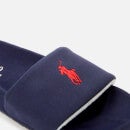 Polo Ralph Lauren Men's Hendrick Jersey Slide Slippers - Navy - UK 7