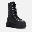 Stuart Weitzman Women's Rockie Leather Sportlift Hiking Style Boots - Black - UK 3