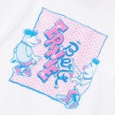 Camiseta corta para mujer Bert And Ernie Graffiti de Sesame Street - Blanco