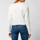 Polo Ralph Lauren Women's Logo Sleeve Logo T-Shirt - Deckwash White