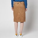 Polo Ralph Lauren Women's Military Midi Skirt - Dark Beige - US 2/UK 6