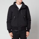 Mackage Men's Dixon Down Bomber Jacket with Removable Hooded Bib - Black - 36/XS