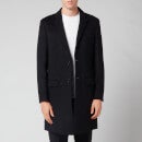 Mackage Men's Skai Wool 3 In 1 Coat with Removable Bib and Down Liner - Black - 40/M