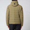 Mackage Men's Mike Stretch Lightweight Down Jacket With Hood - Olive - 36/XS