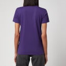 Maison Kitsuné Women's Pixel Fox Head Patch Classic T-Shirt - Purple