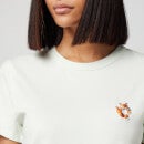 Maison Kitsuné Women's All Right Fox Patch Classic T-Shirt - Mint