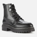 Whistles Women's Bexley Moc Front Lace Up Boot - Black - UK 8