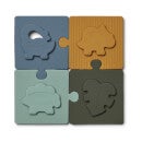 Liewood Bodil Puzzle - Dino Blue Multi Mix - One Size