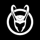 Camiseta unisex Logo de Loki - Negro