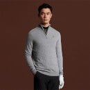 Ayr 1/4 Zip Merino Pullover - Pebble