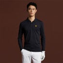 Long Sleeve Polo Shirt - True Black