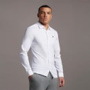 LS Slim Fit Poplin Shirt - White