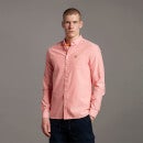 Regular Fit Light Weight Oxford Shirt - Burnt Sienna/ White