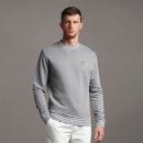 Multi Tipped Sweatshirt - Mid Grey Marl