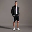 Side Panel Sweat Shorts - Jet Black