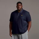 Plain Polo Shirt - Navy - Plus