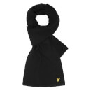 Racked rib scarf - True Black
