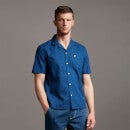 Cotton Linen Resort Shirt - Indigo
