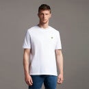 Wide Tipped Pique T-shirt - White