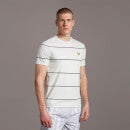 Wide Stripe T-shirt - Marble White